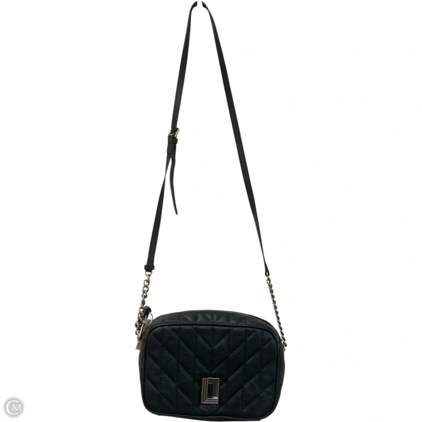 Crossbody Designer By Karl Lagerfeld, Size: Medium