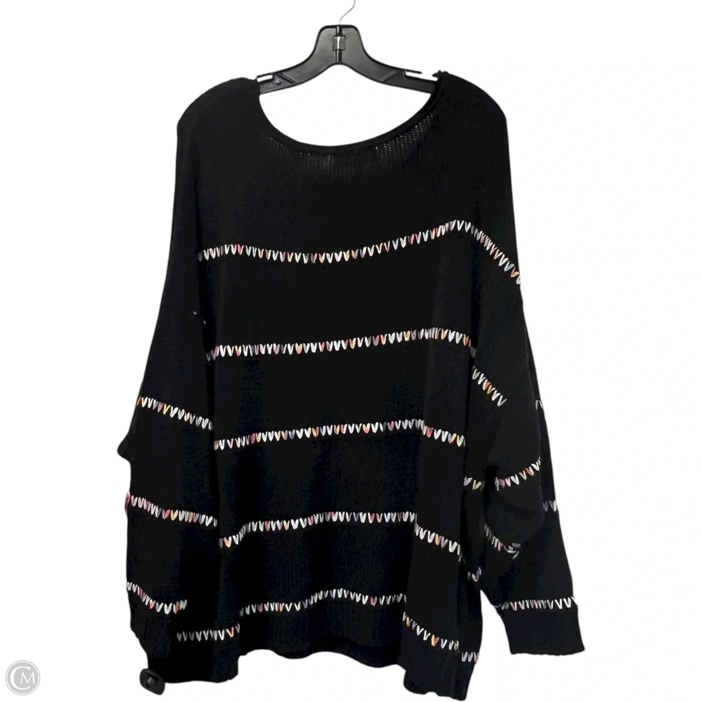 Sweater By New Directions In Black, Size: 2x