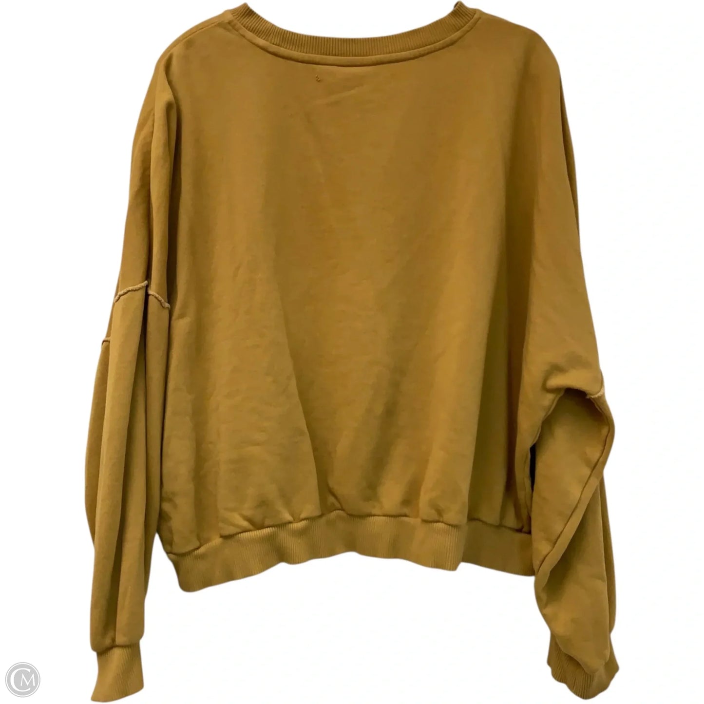 Sweatshirt Crewneck By Vans In Yellow, Size: M