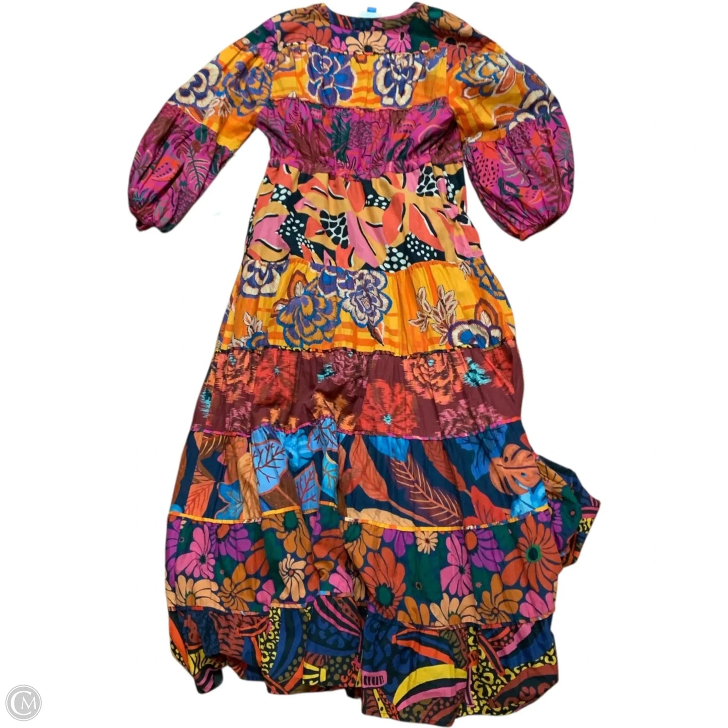 Dress Designer By Farm Rio In Multi-colored, Size: M