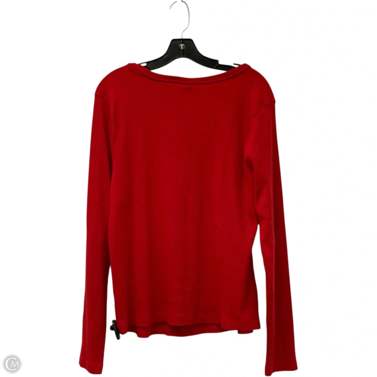 Top Long Sleeve Basic By Universal Thread In Red, Size: Xxl