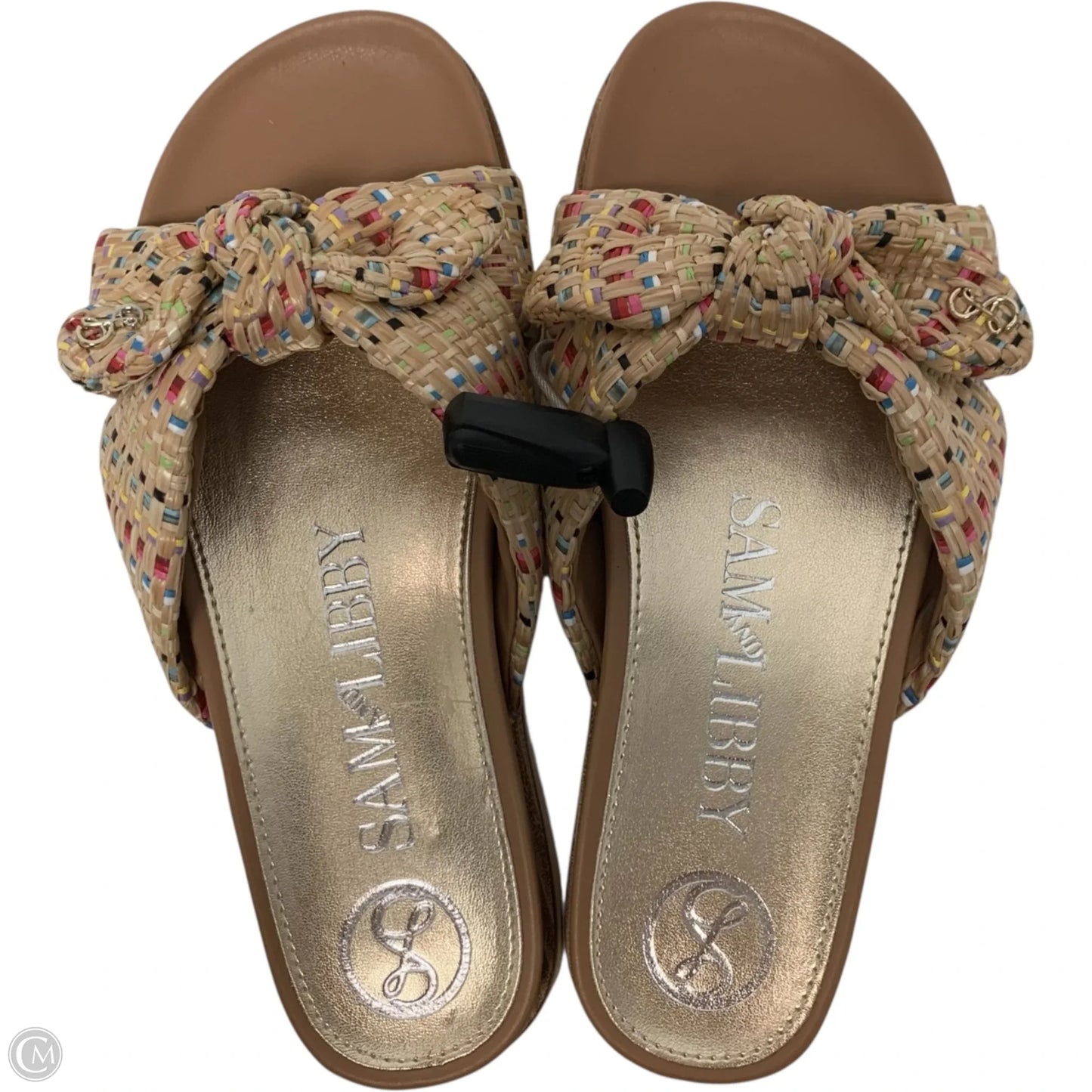Sandals Heels Platform By Sam And Libby In Tan, Size: 7.5