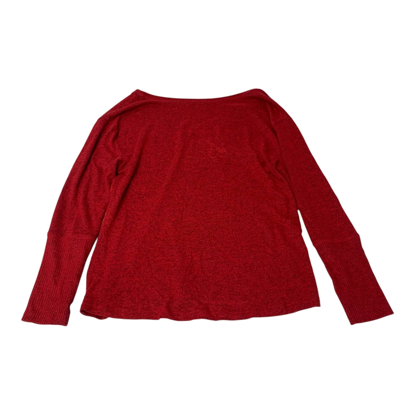 Top Long Sleeve By Maurices In Red, Size: S