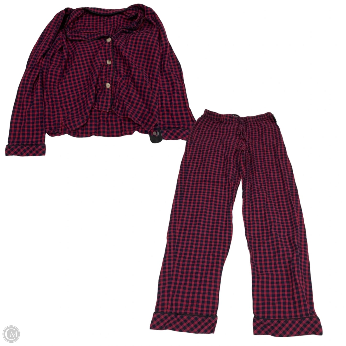 Top Long Sleeve By Madewell In Red, Size: Xs