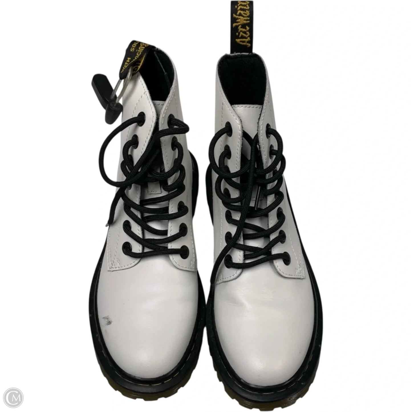 Boots Combat By Dr Martens In White, Size: 6