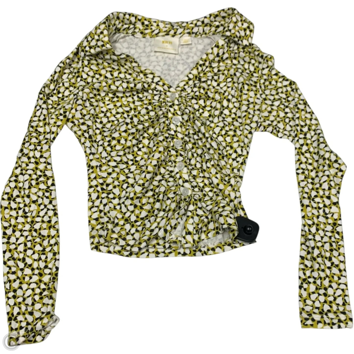 Top Long Sleeve By Maeve In Yellow, Size: Xs