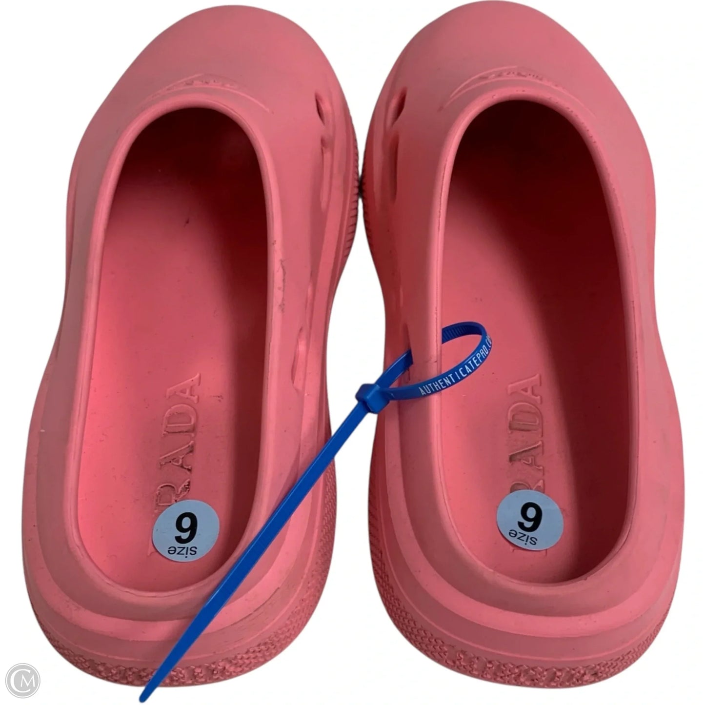 Shoes Luxury Designer By Prada In Pink, Size: 6