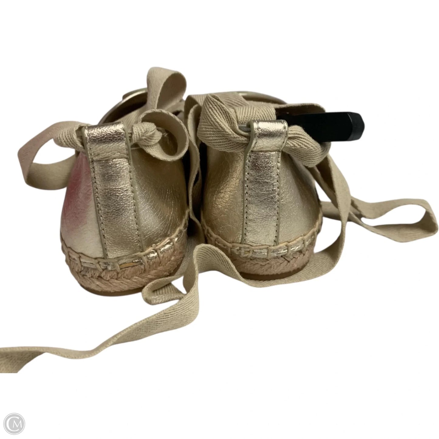 Shoes Designer By Tory Burch In Gold, Size: 8