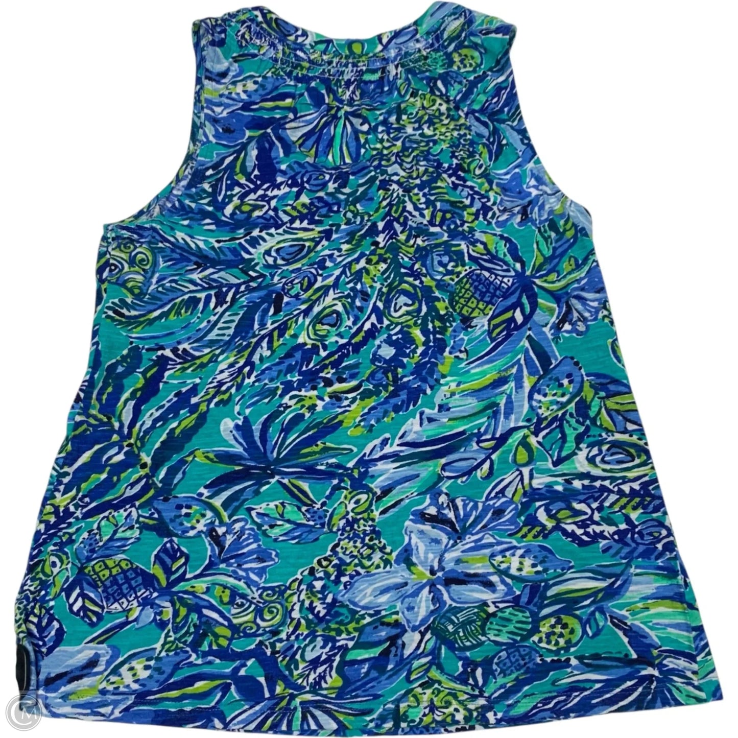 Top Sleeveless Designer By Lilly Pulitzer In Blue, Size: S