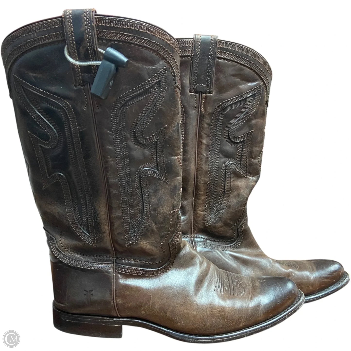 Boots Designer By Frye In Brown, Size: 10