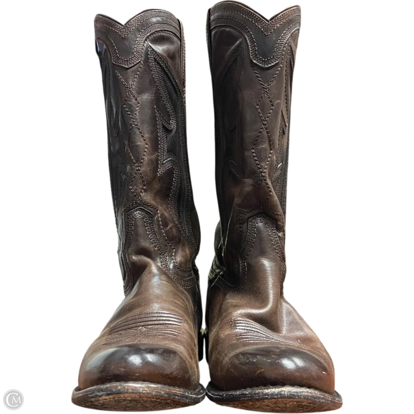 Boots Designer By Frye In Brown, Size: 10