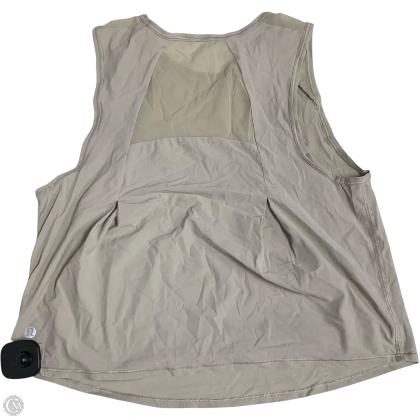 Athletic Tank Top By Lululemon In Beige, Size: S