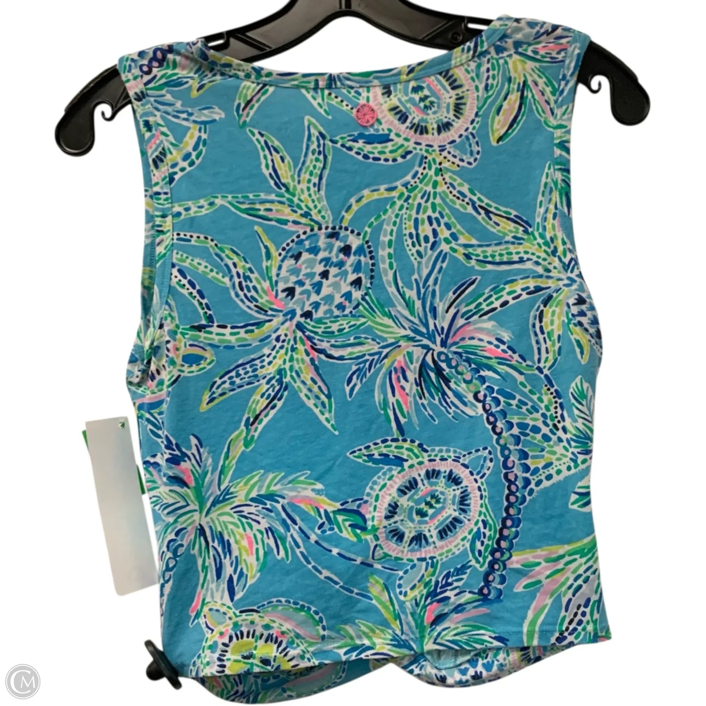 Top Sleeveless Designer By Lilly Pulitzer In Blue, Size: S