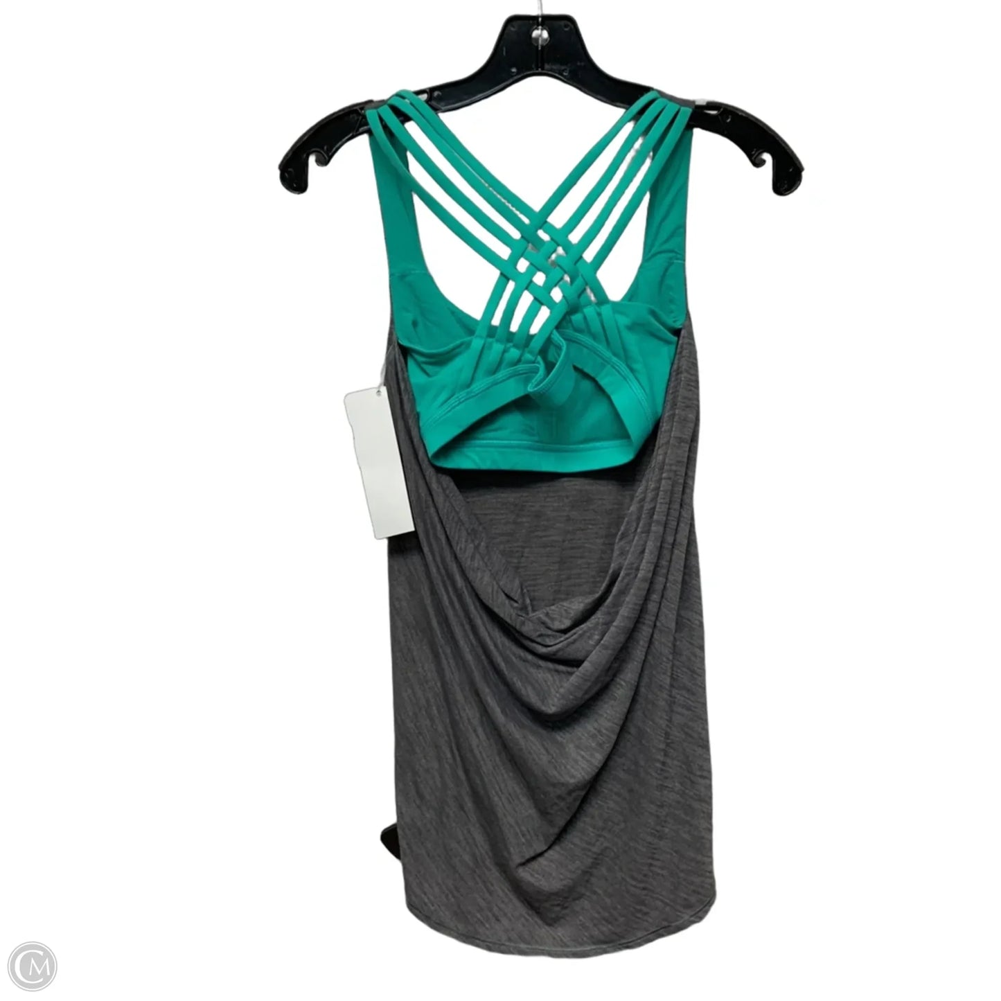 Athletic Tank Top By Lululemon In Grey, Size: Xs