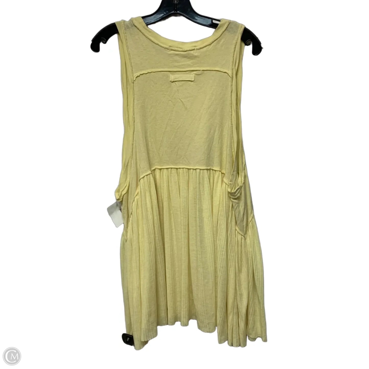 Tunic Sleeveless By We The Free In Yellow, Size: Xs