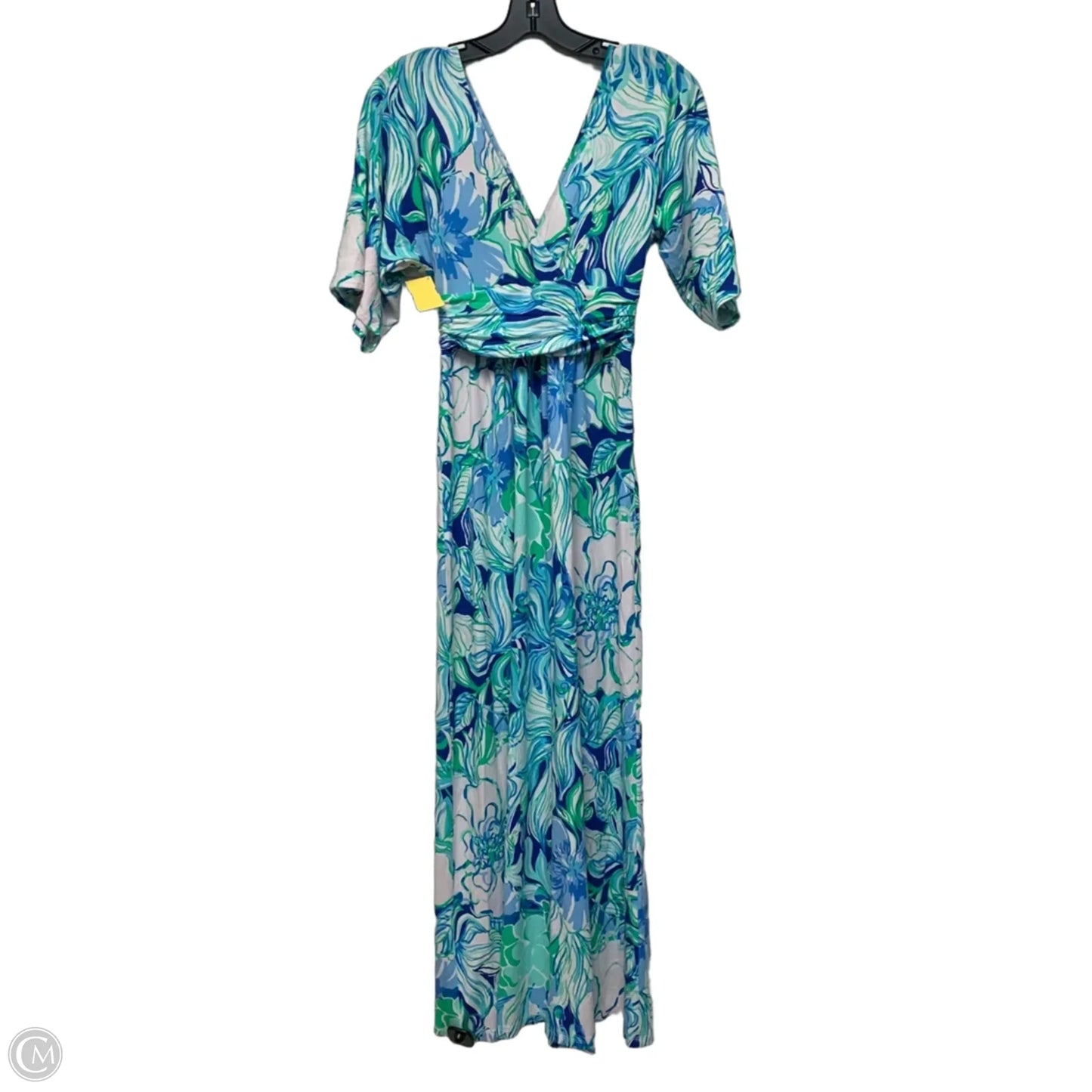 Dress Designer By Lilly Pulitzer In Blue & Green, Size: Xs