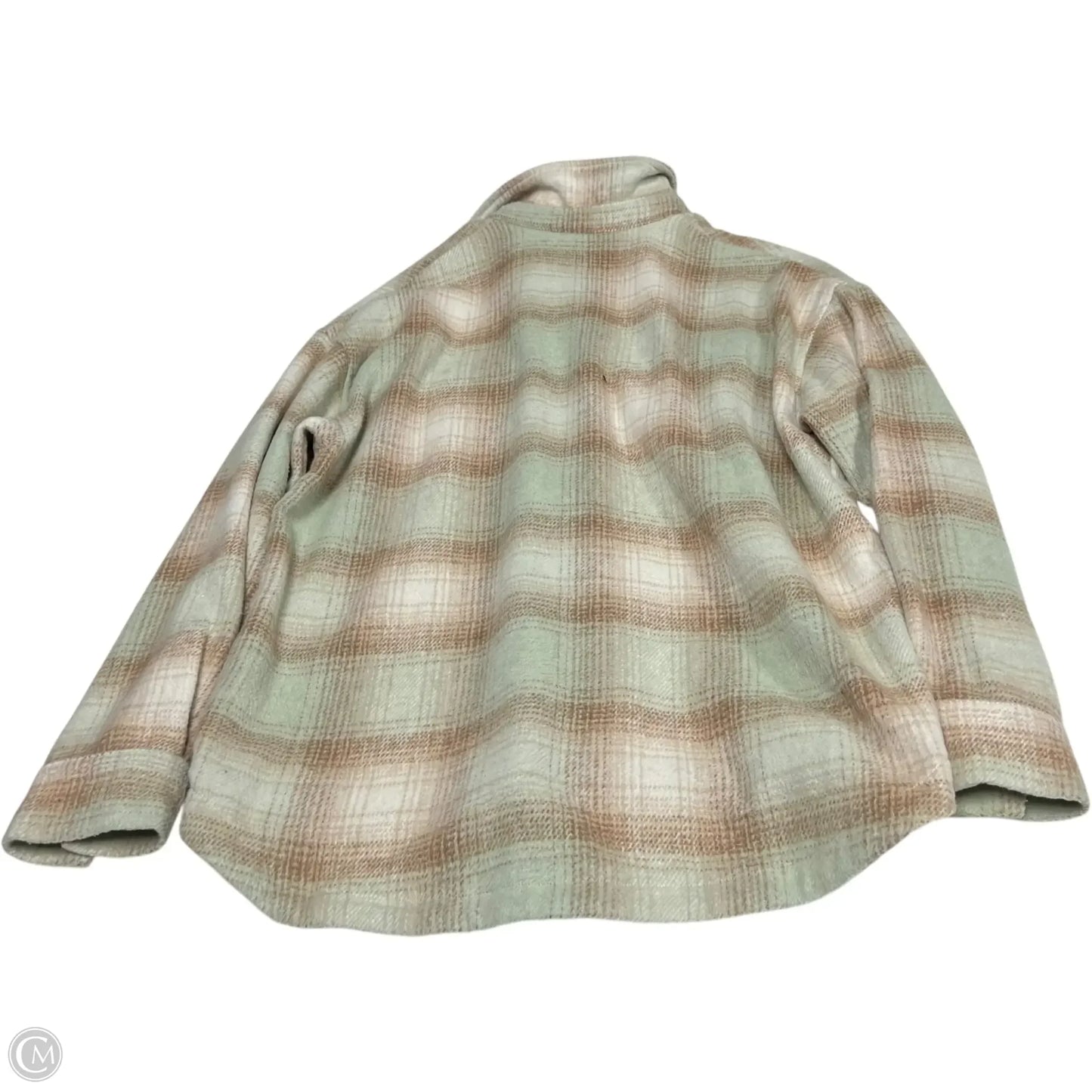 Jacket Shirt By Grey Bandit In Green, Size: L