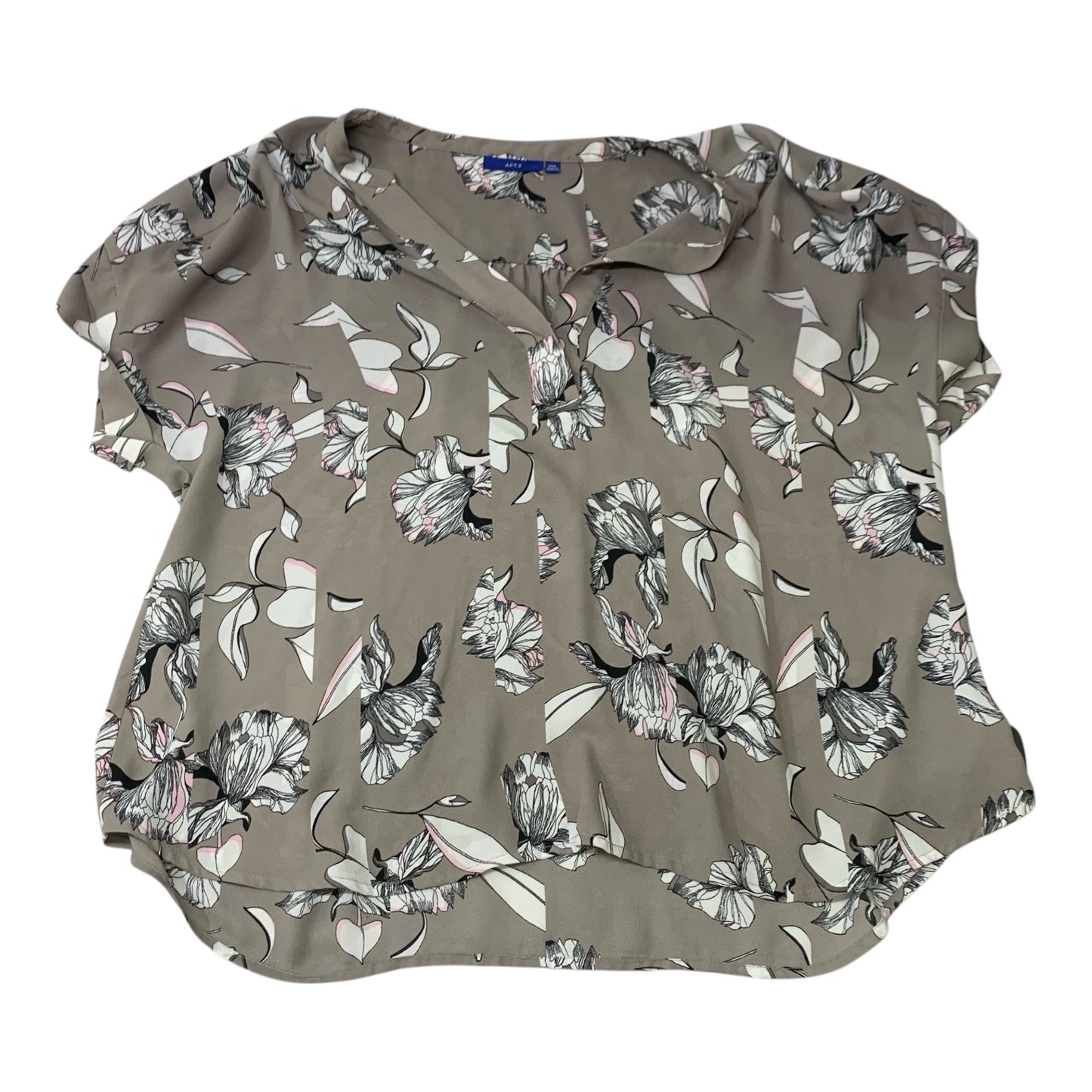 Blouse Short Sleeve By Apt 9 Size: Xxl