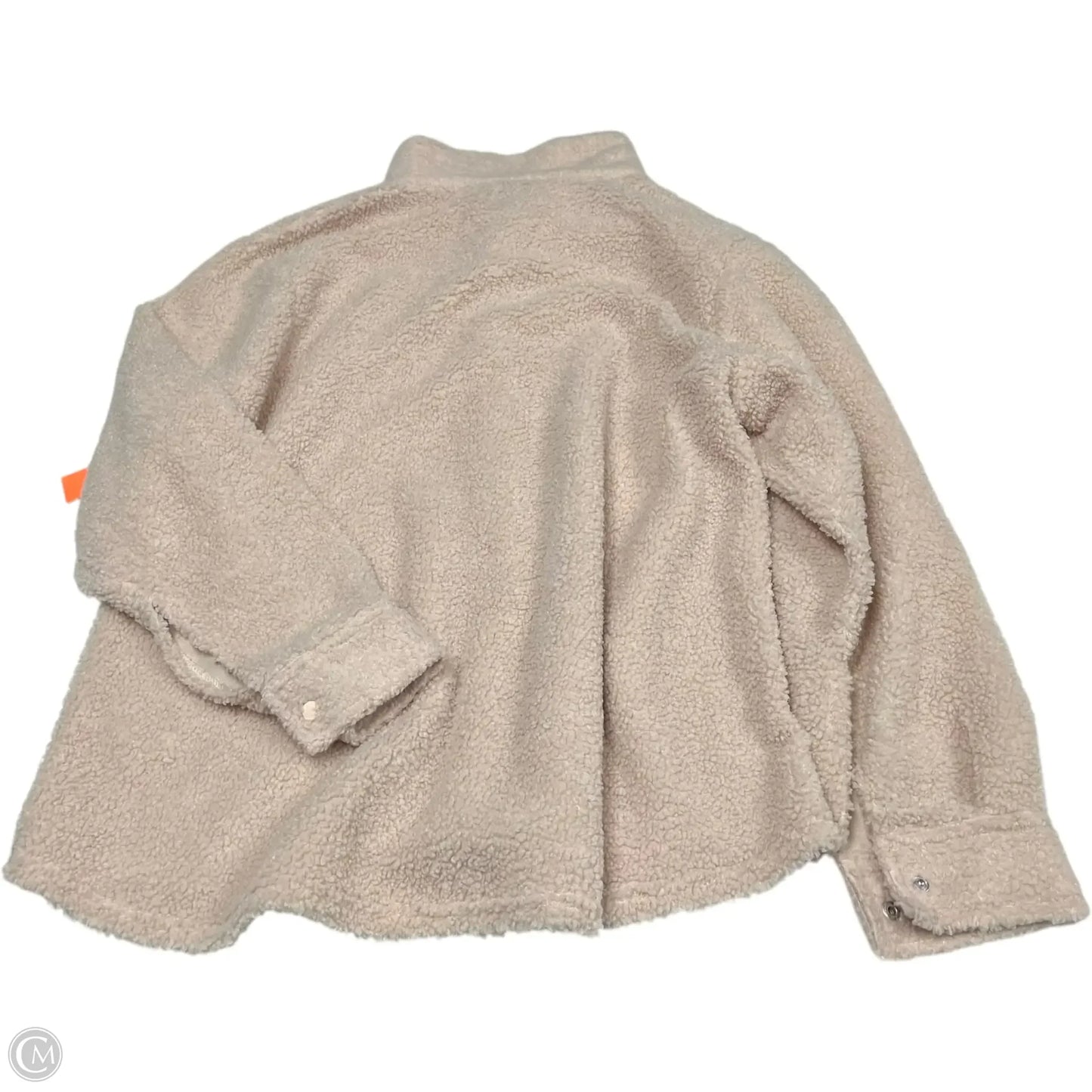 Jacket Faux Fur & Sherpa By Asos In Beige, Size: M