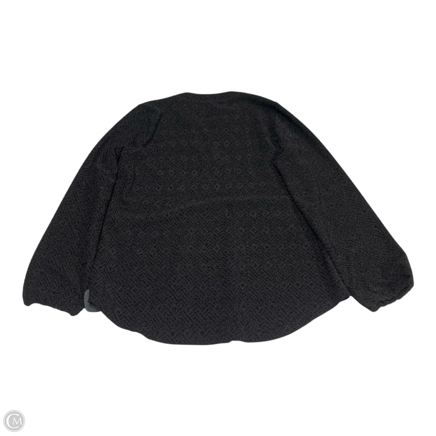 Top Long Sleeve By Anne Klein In Black, Size: M
