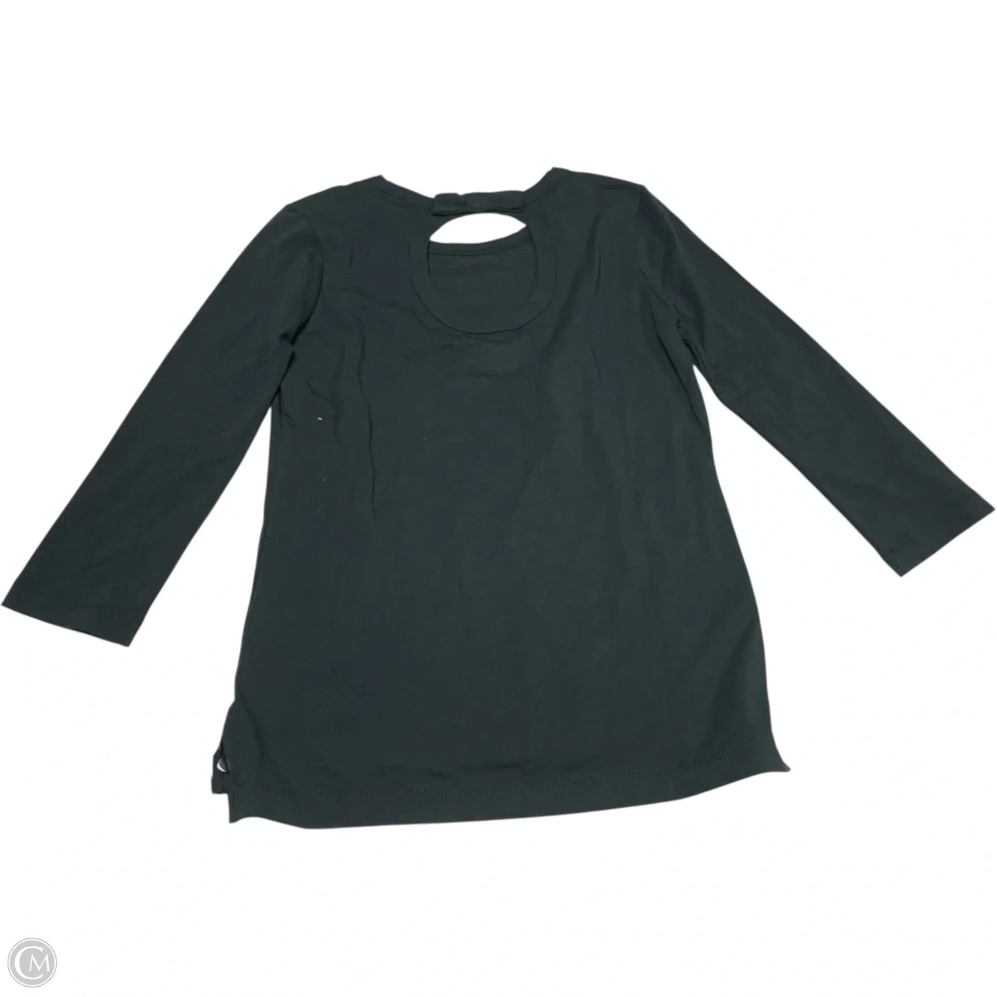 Top Long Sleeve Designer By Kate Spade In Black, Size: S