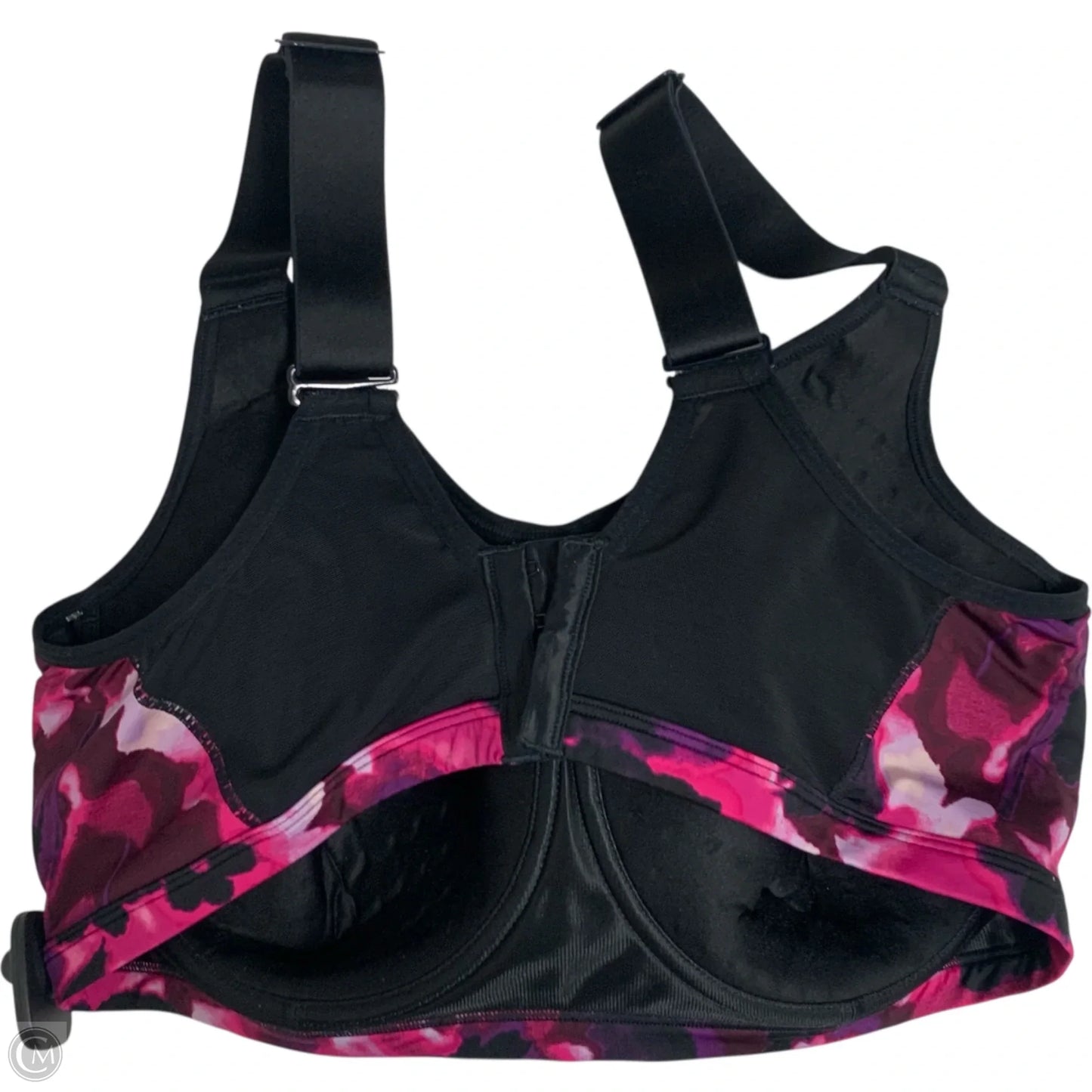 Athletic Bra By Livi Active In Pink & Purple, Size: 1x