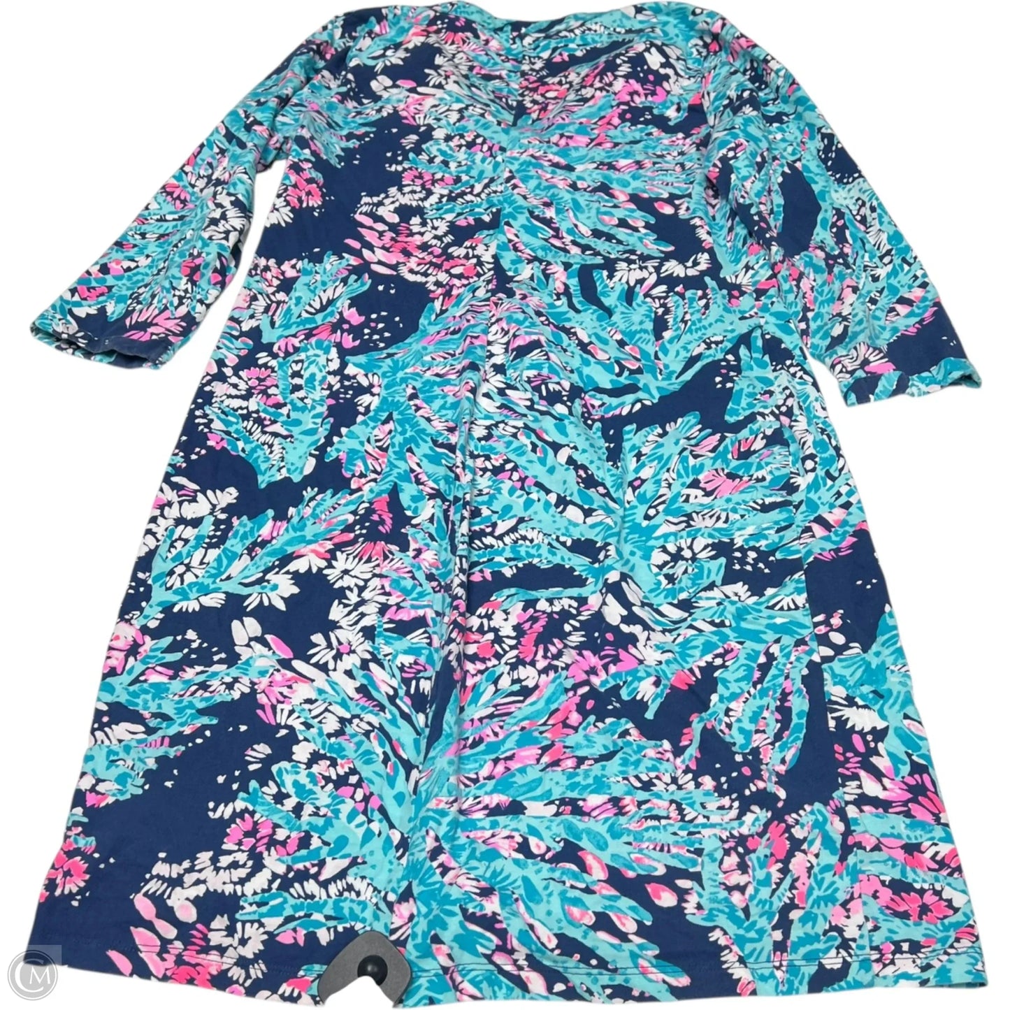 Dress Designer By Lilly Pulitzer In Blue & Pink, Size: L