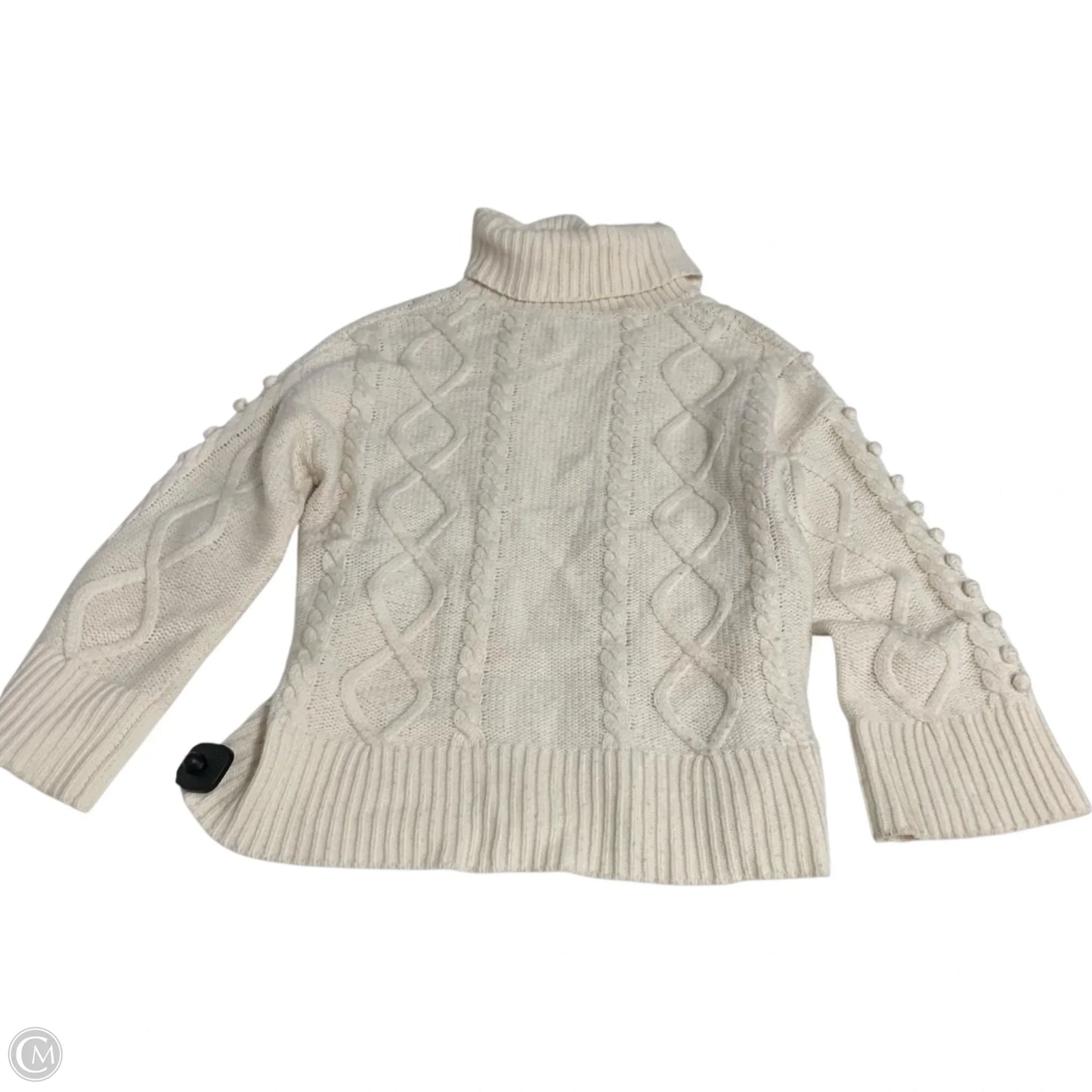 Sweater Designer By Kate Spade In Cream, Size: M