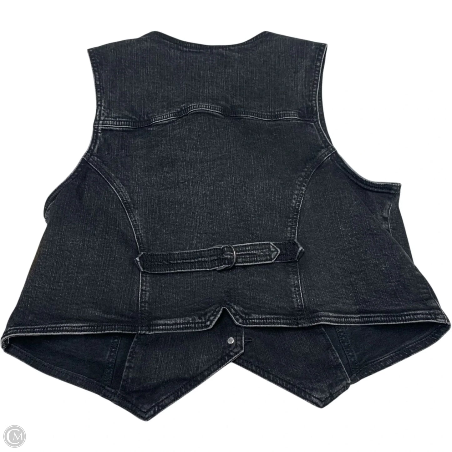 Vest Other By Torrid In Black Denim, Size: L