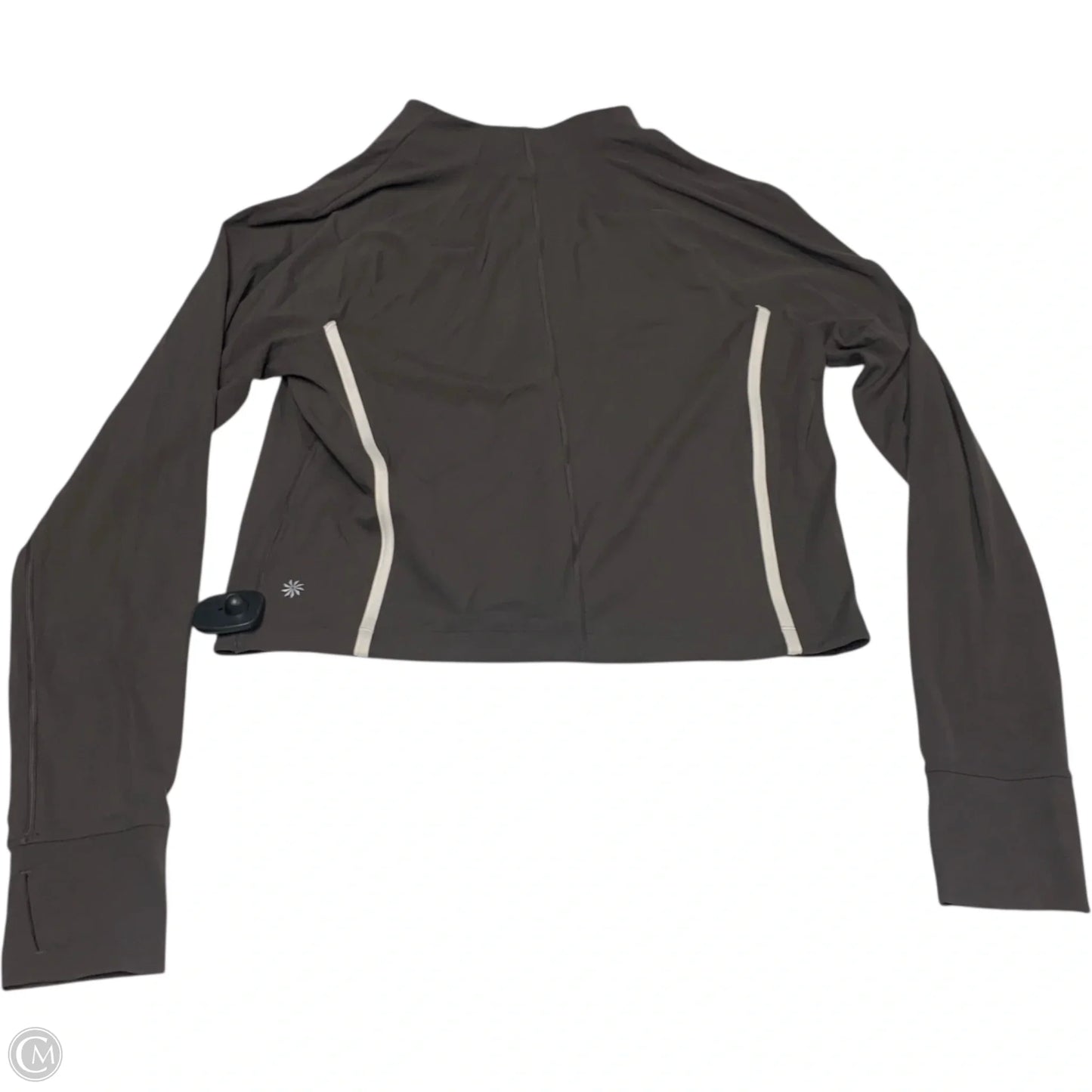 Athletic Jacket By Athleta In Brown, Size: Xl