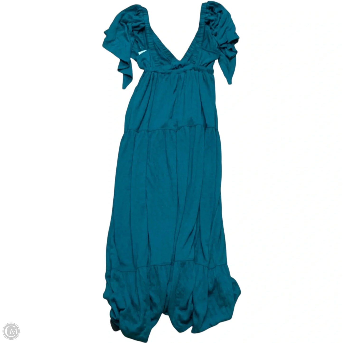 Dress Casual Maxi By Free People In Teal, Size: Xs
