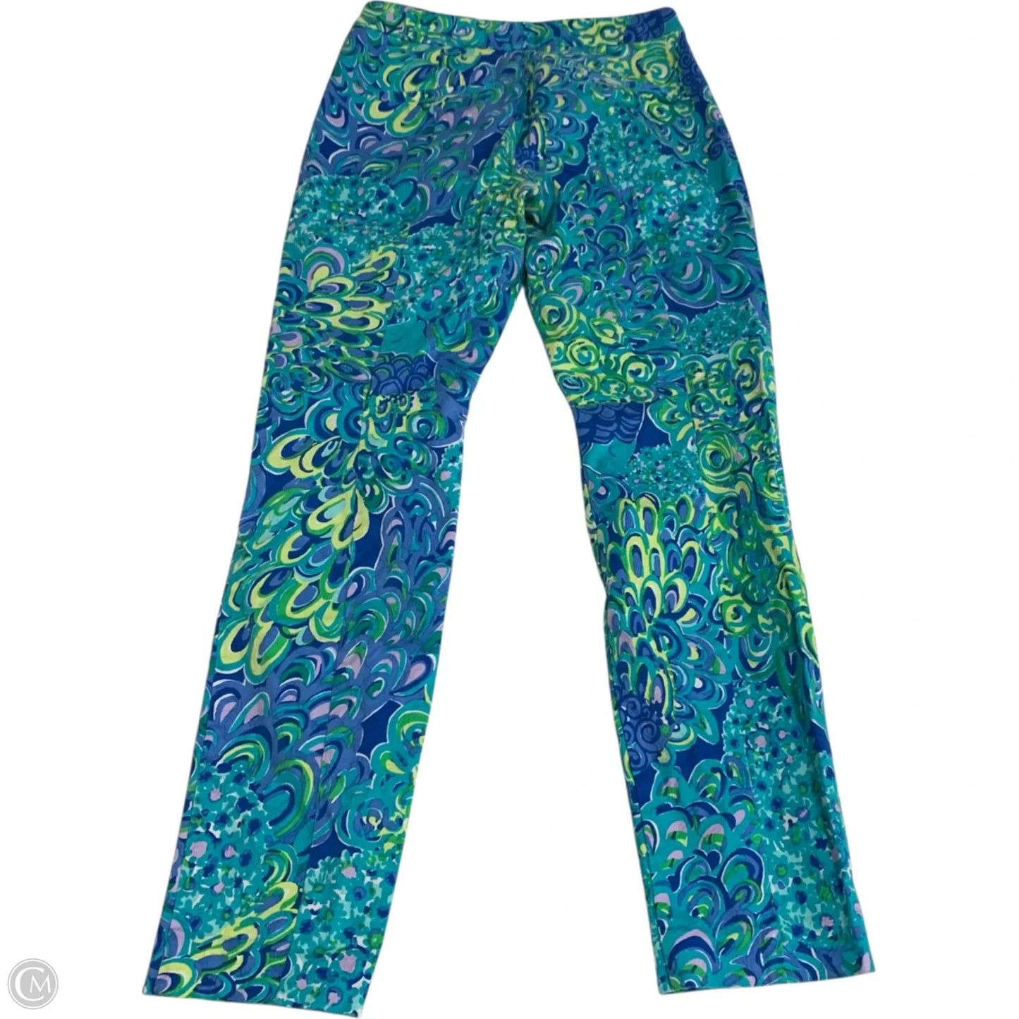 Pants Designer By Lilly Pulitzer In Blue & Green, Size: S