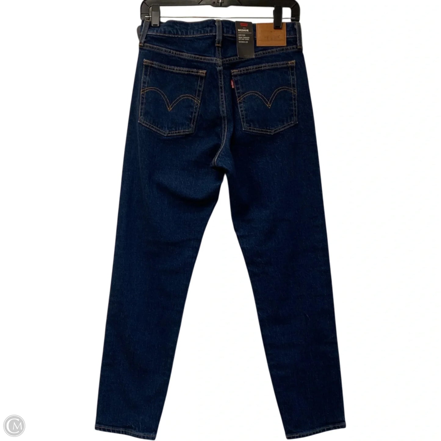Jeans Straight By Levis In Blue Denim, Size: 6