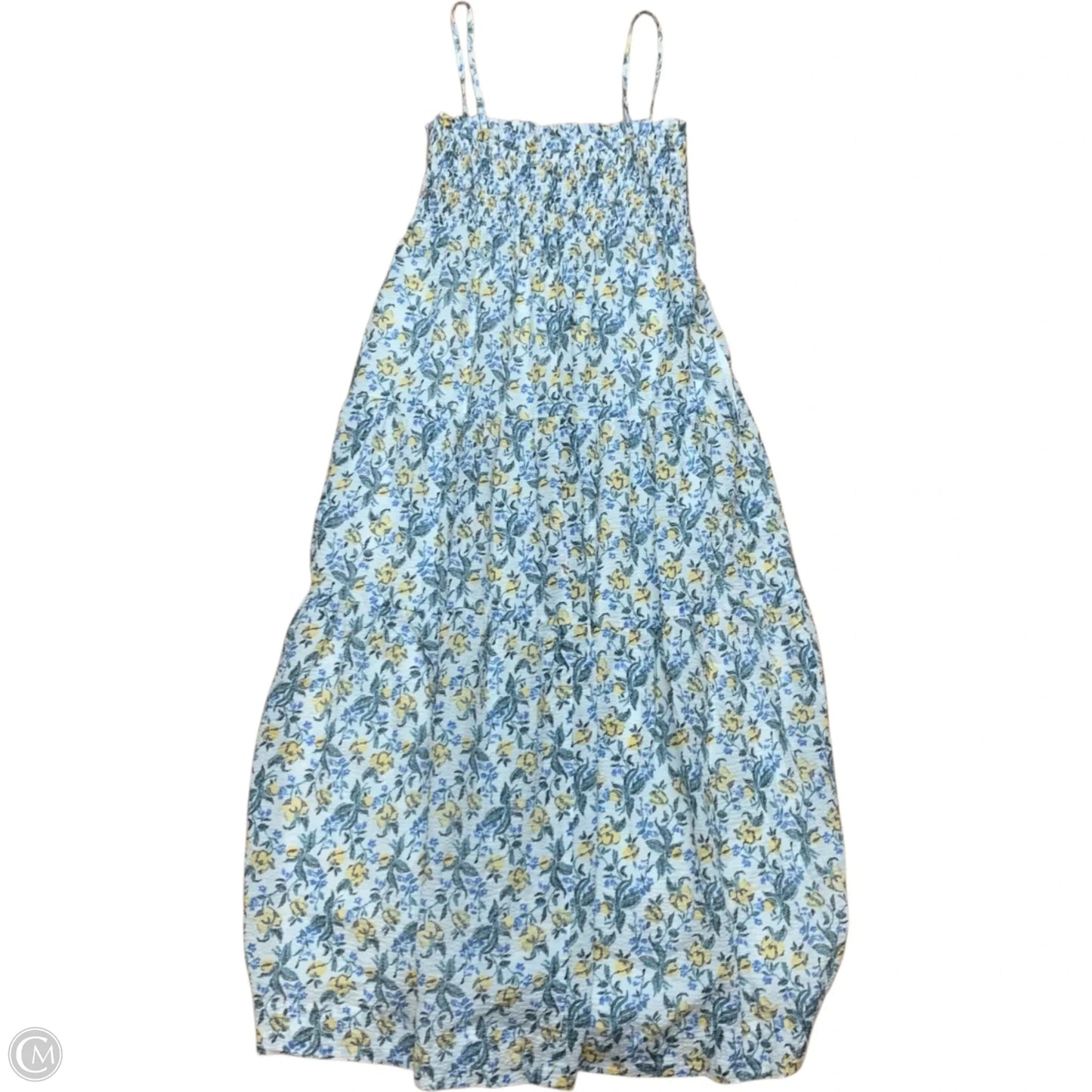 Dress Casual Maxi By En Saison In White & Yellow, Size: M