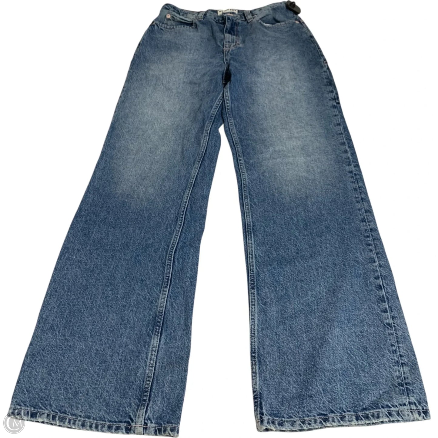 Jeans Wide Leg By We The Free In Blue Denim, Size: 6