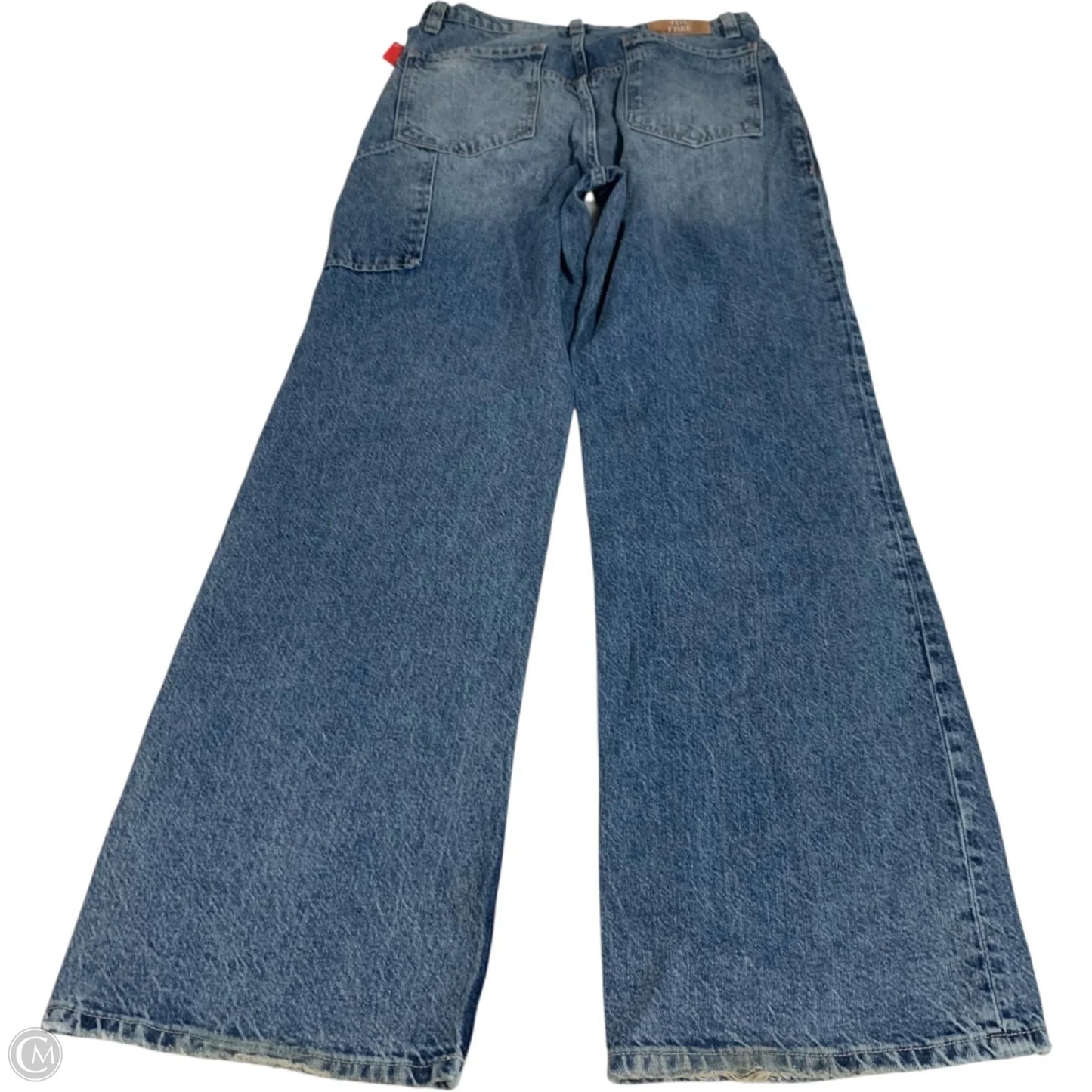Jeans Wide Leg By We The Free In Blue Denim, Size: 6