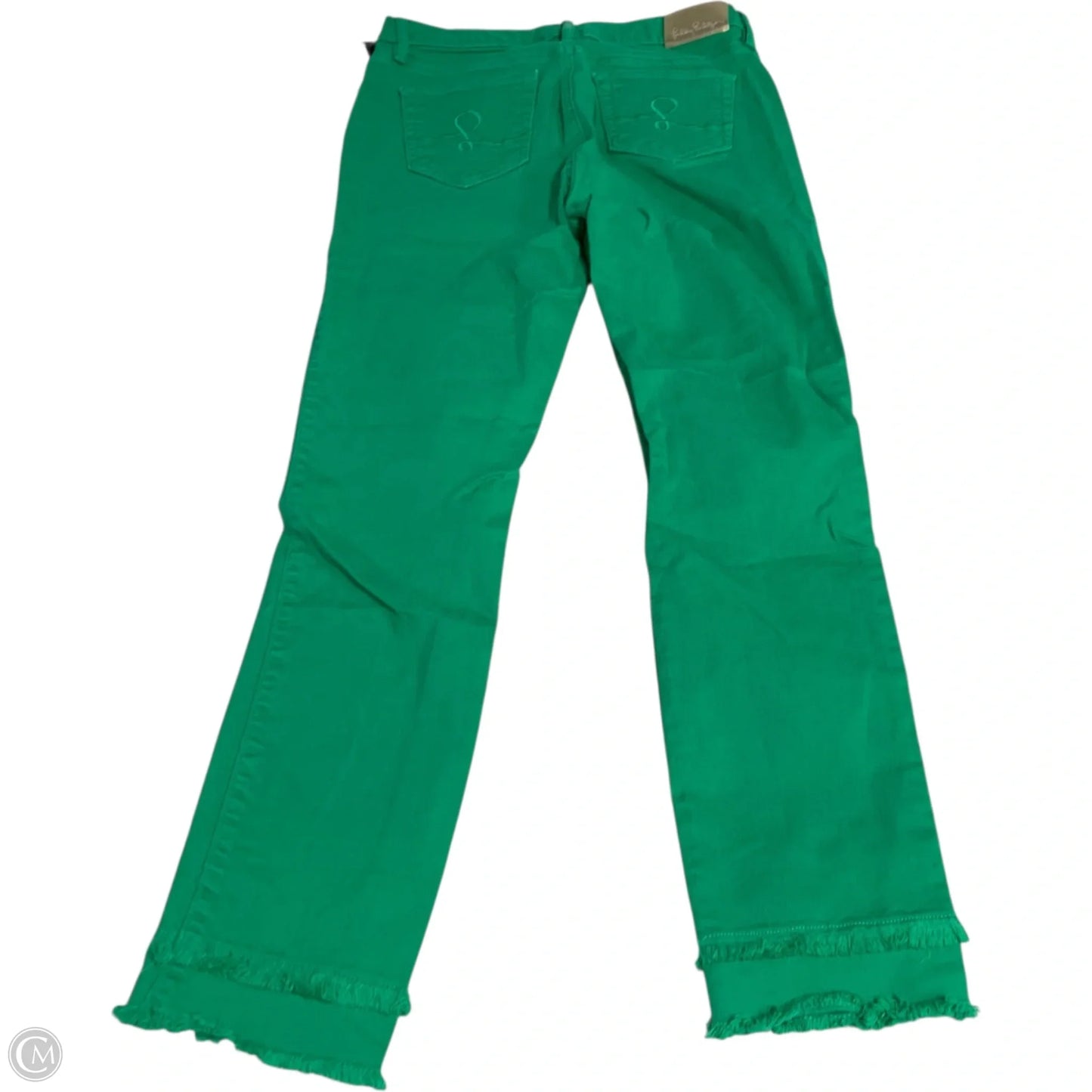 Jeans Designer By Lilly Pulitzer In Green Denim, Size: M