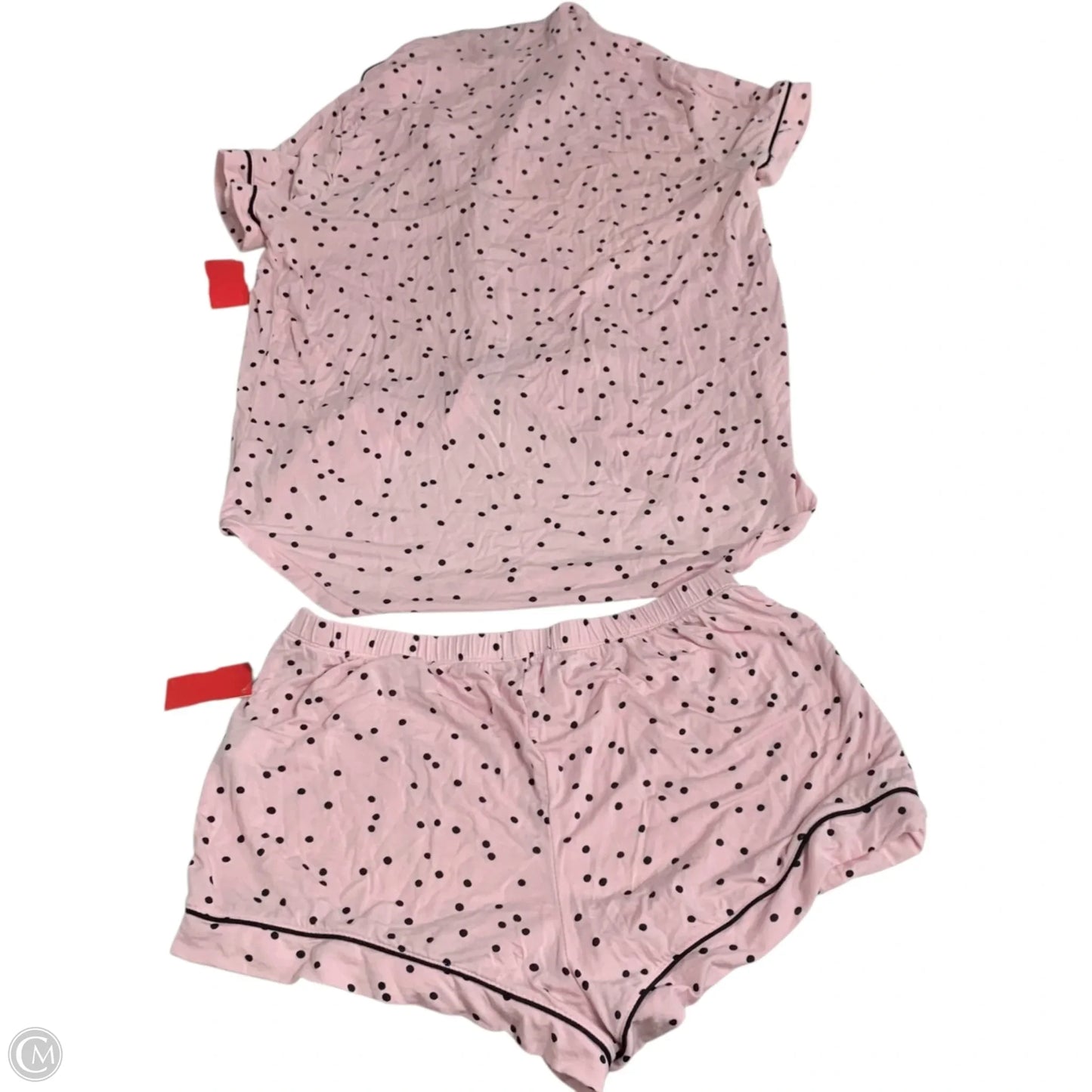Lounge Set Designer By Kate Spade In Black & Pink, Size: S