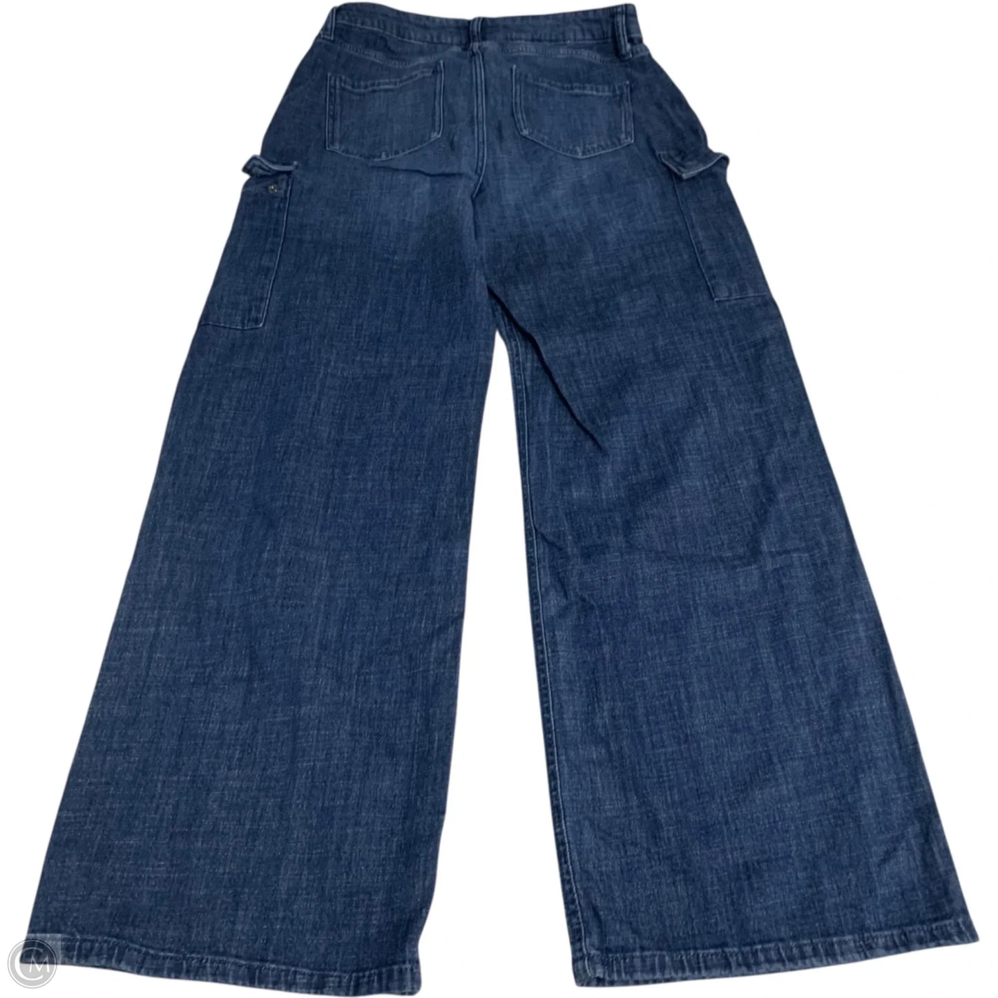 Jeans Wide Leg By Simply Vera In Blue Denim, Size: 12