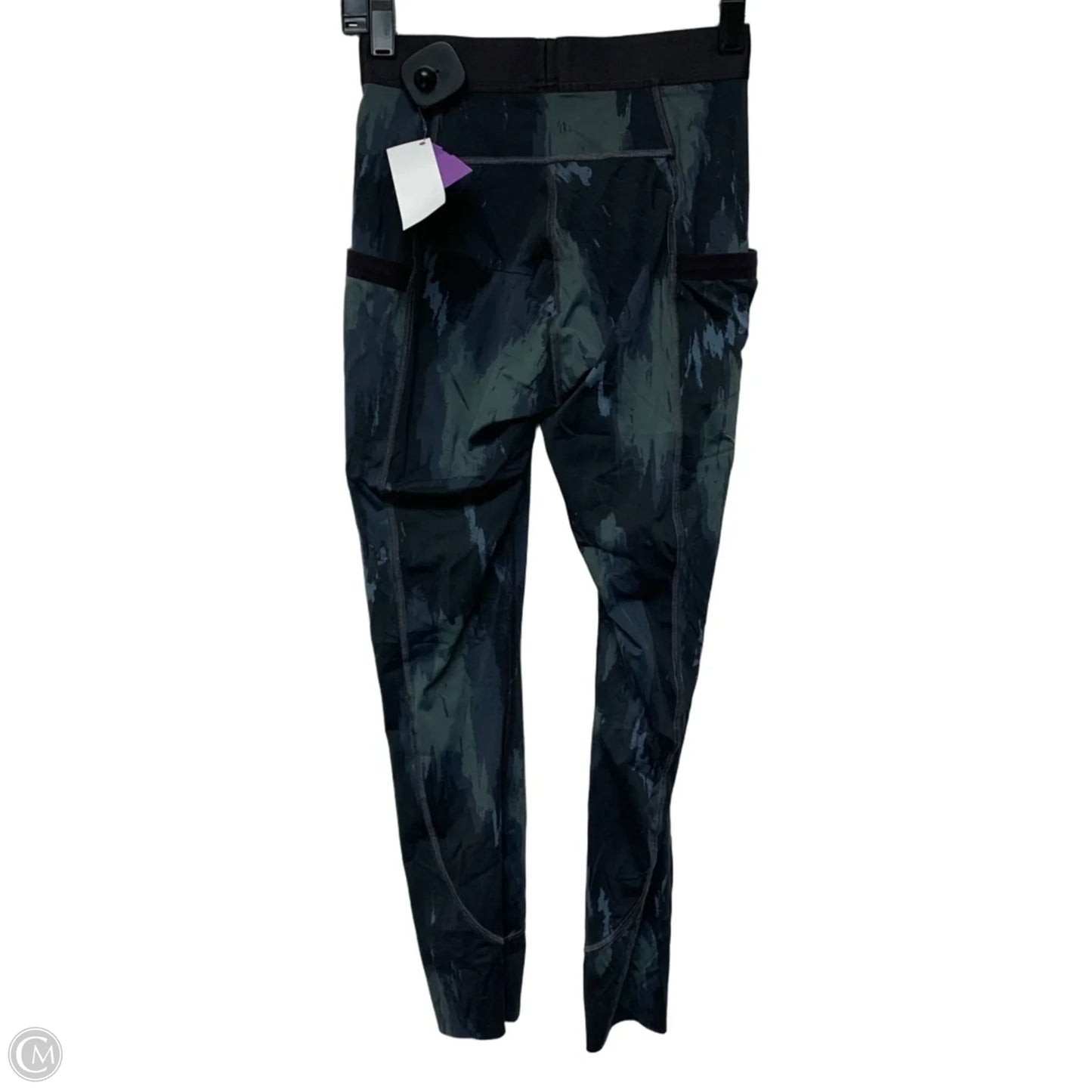 Athletic Leggings By Lululemon In Blue & Green, Size: S