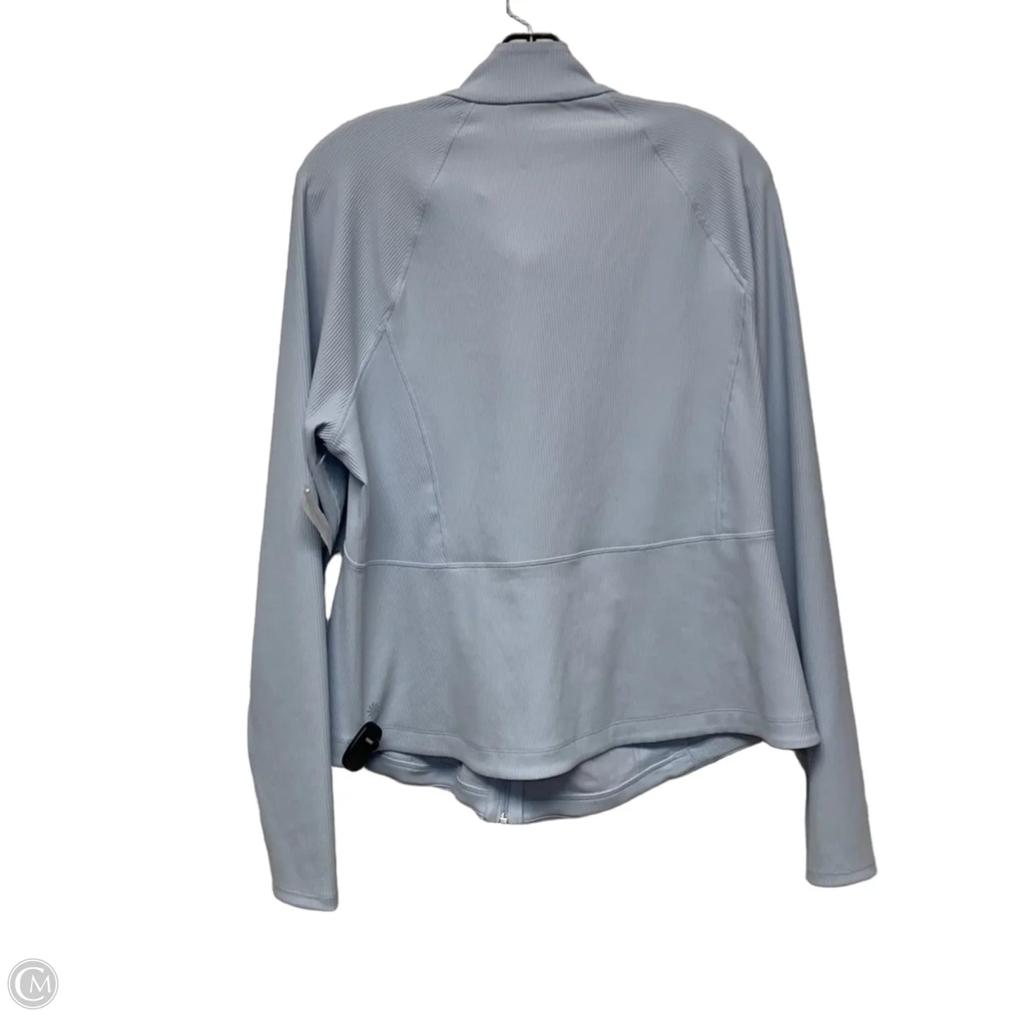 Athletic Jacket By Athleta In Blue, Size: 1x