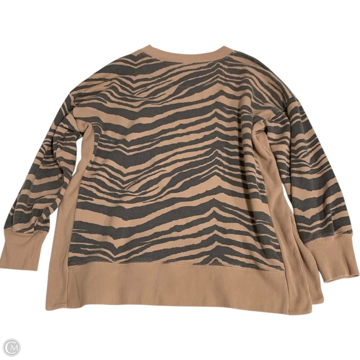 Top Long Sleeve By Aerie In Striped, Size: M