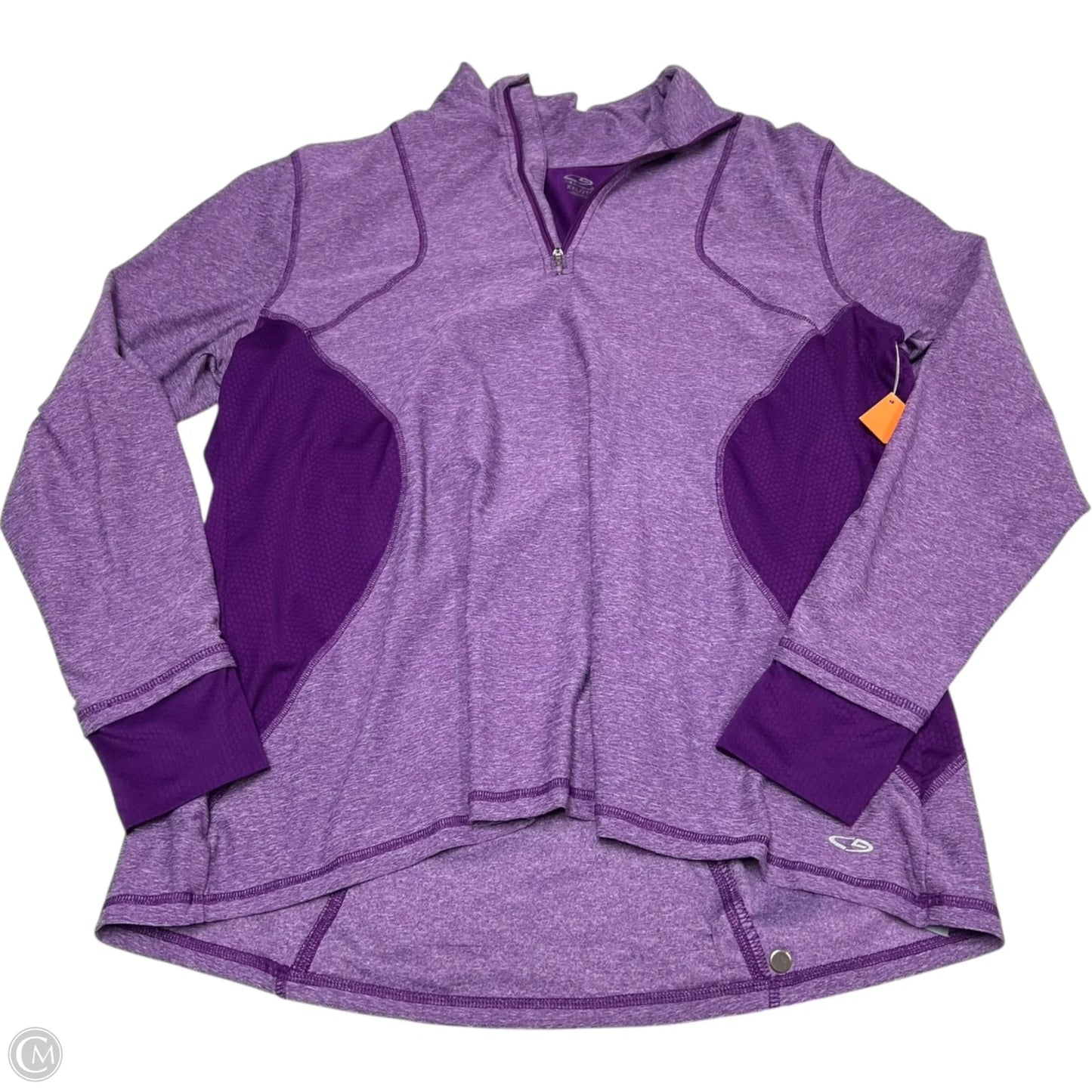 Athletic Sweatshirt Hoodie By Champion In Purple, Size: Xxl