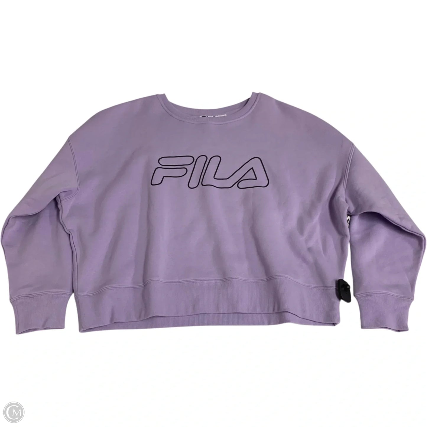 Sweatshirt Crewneck By Fila In Purple, Size: 2x