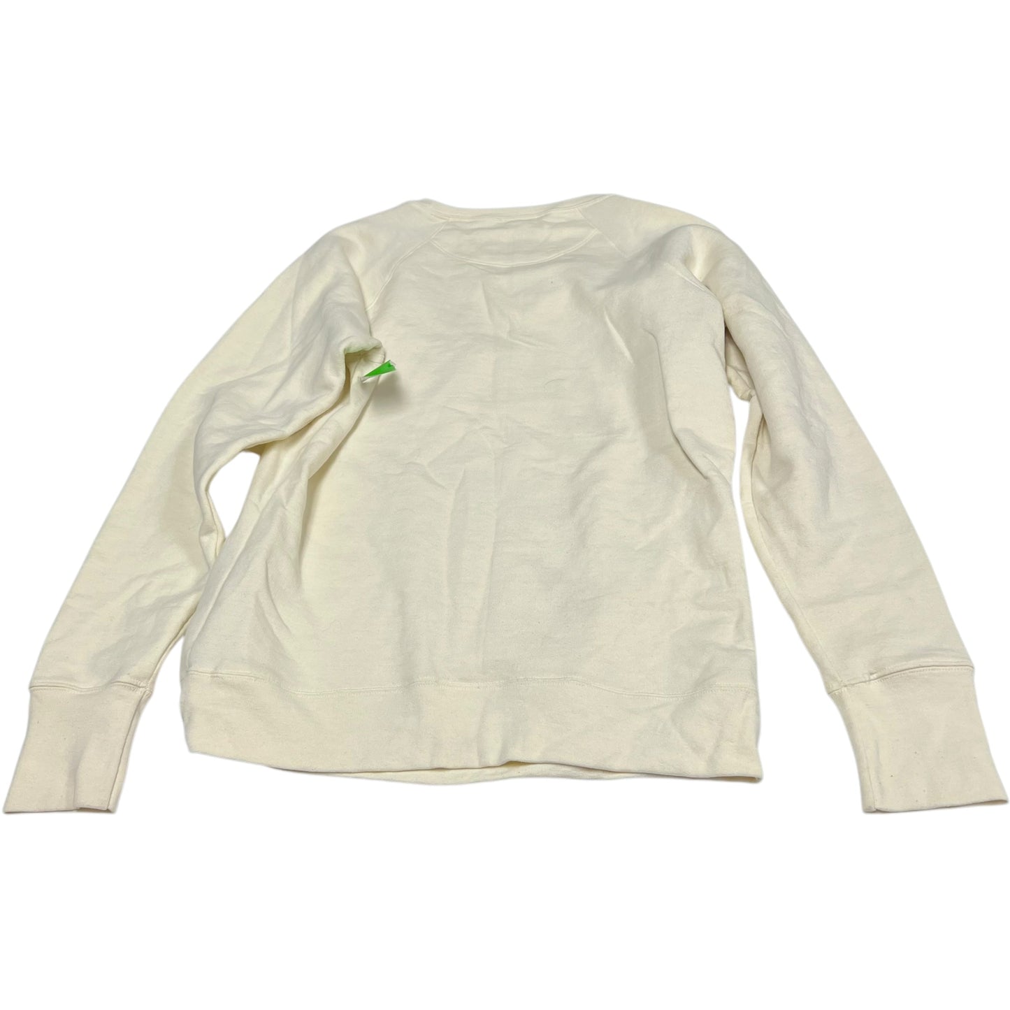 Sweatshirt Crewneck By Champion In Cream, Size: M