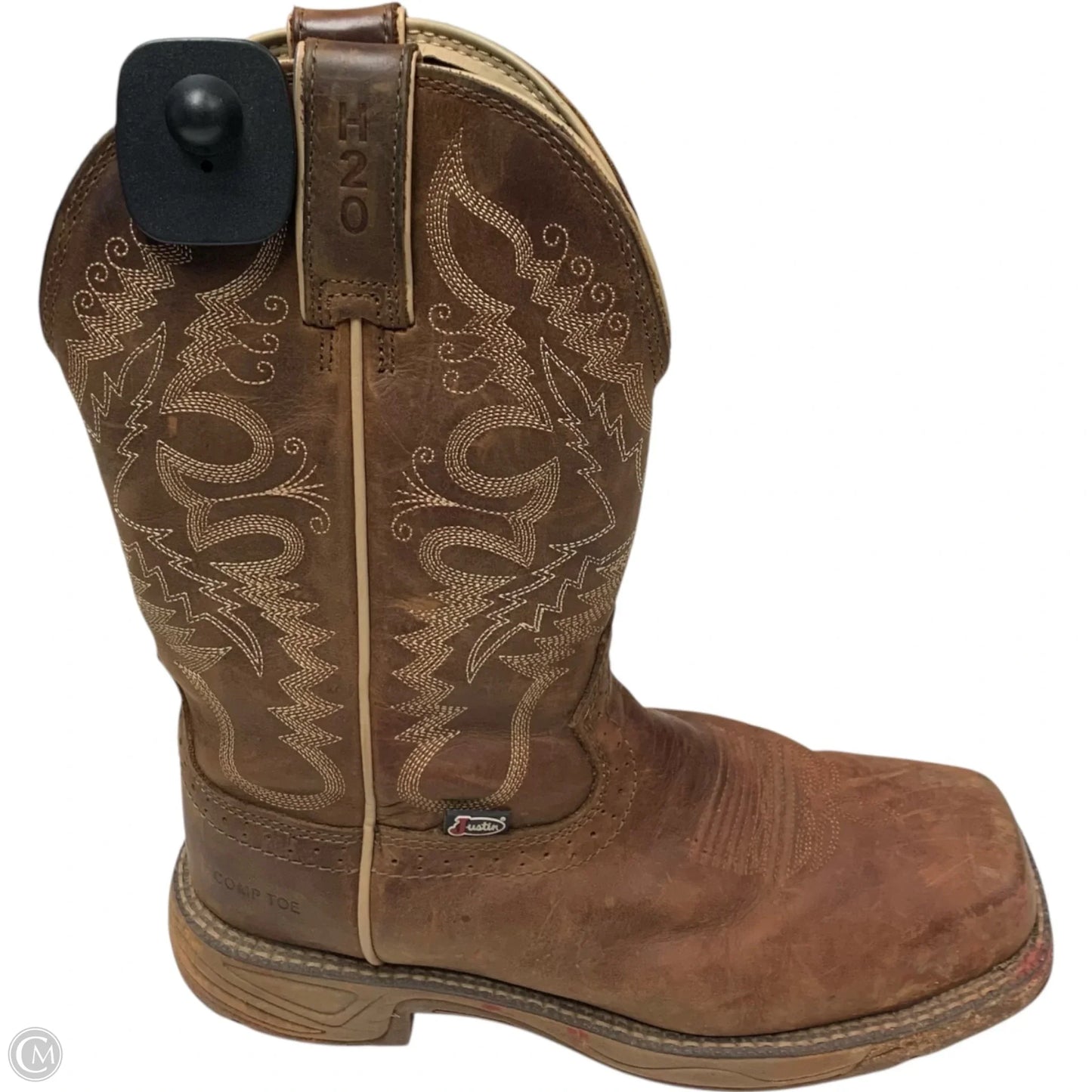 Boots Western By Justin In Brown, Size: 7