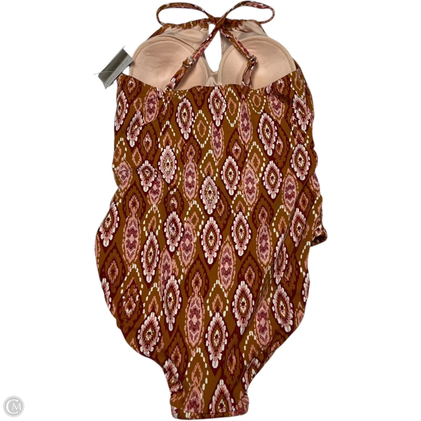 Swimsuit By Garnet Hill In Orange & Red, Size: Xs