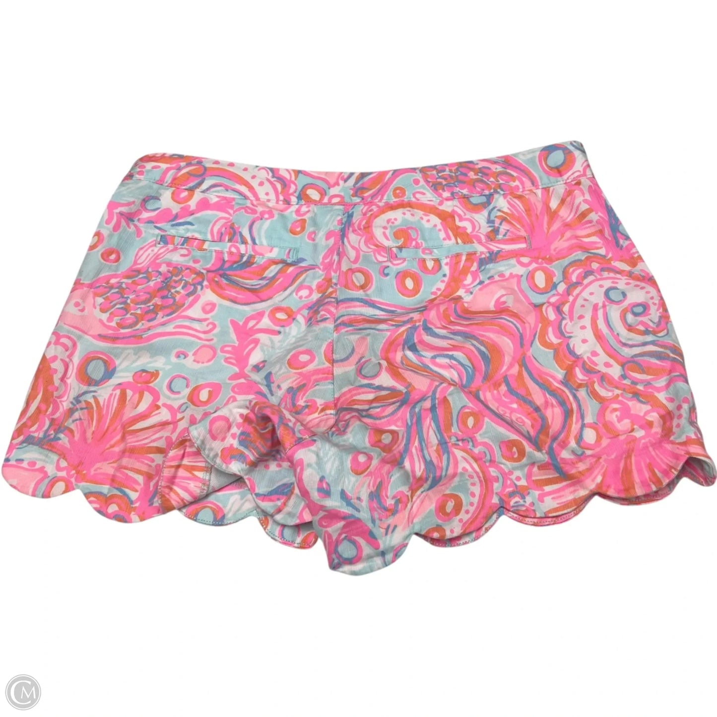 Shorts Designer By Lilly Pulitzer In Blue & Pink, Size: 12
