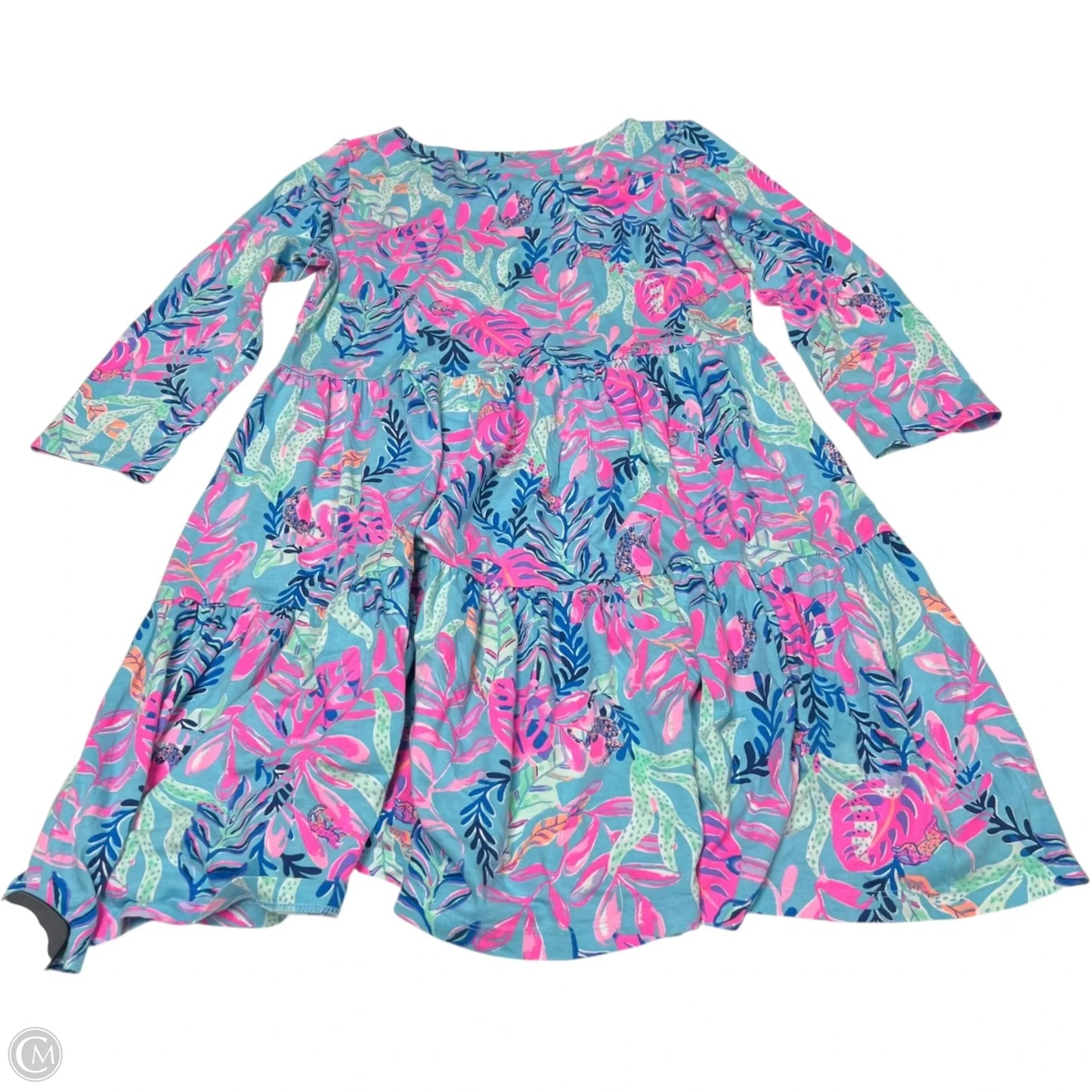 Dress Designer By Lilly Pulitzer In Blue & Pink, Size: M