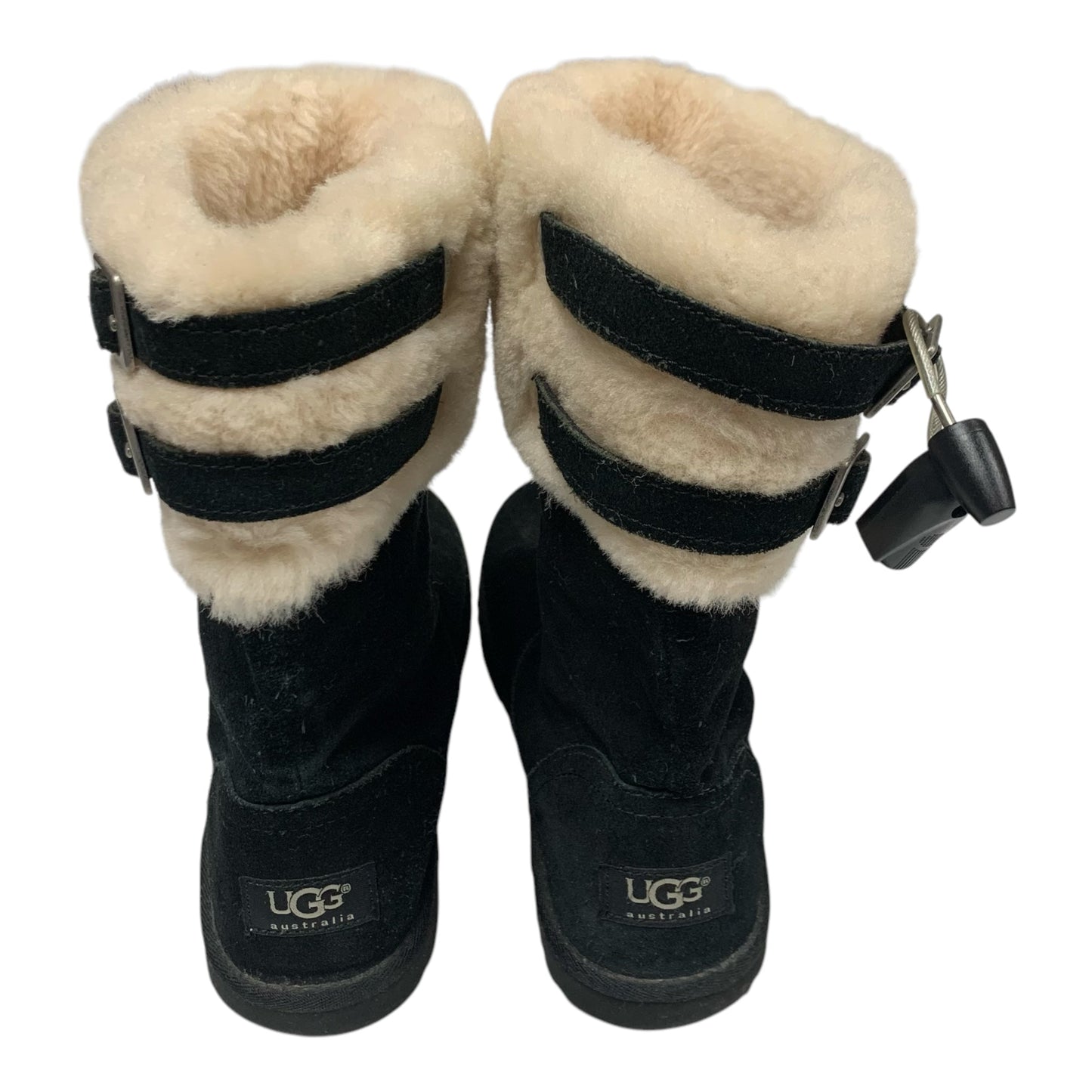 Boots Designer By Ugg In Black, Size: 6